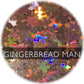 Gingerbread Man - Shape Glitter