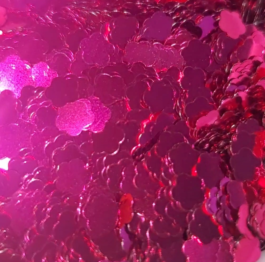 Flowers - Shape Glitter