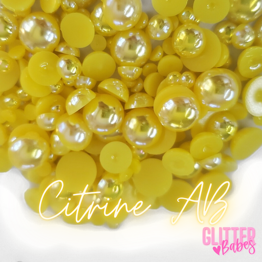 Citrine AB - Half Pearls