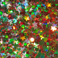 Christmas Star - Mixed Glitter